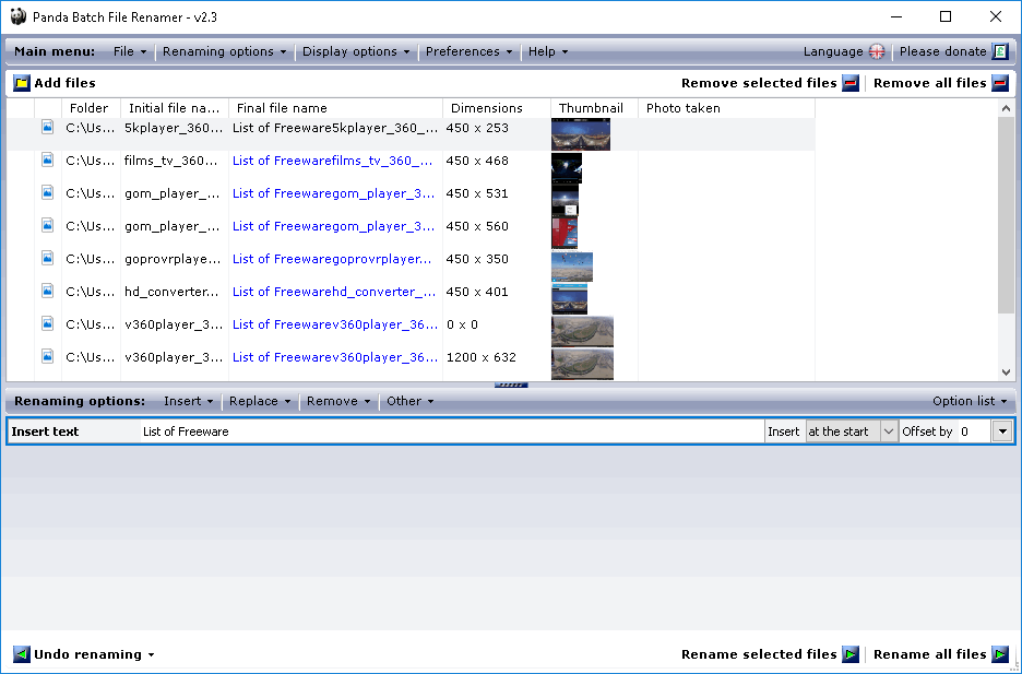 batch file rename tool